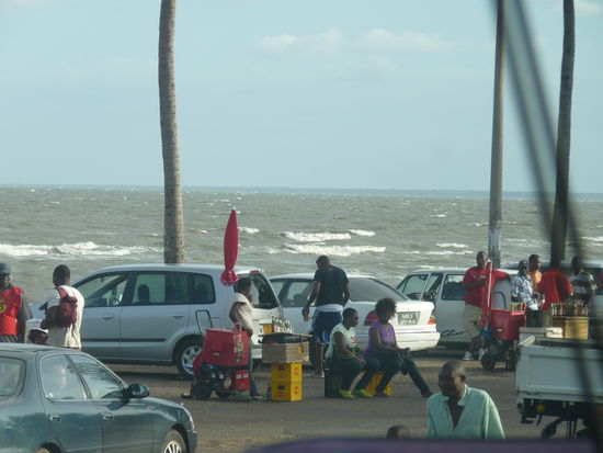 Blick vom Hotel in Maputo