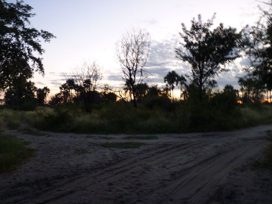 der Sonnenaufgang am ersten Morgen