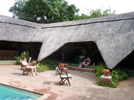 relaxen in der Mittagssonne