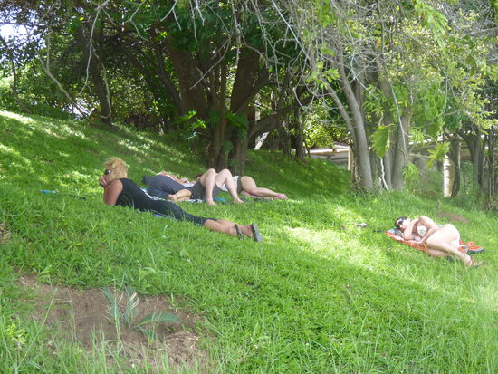 Mittagsschlaf bevor es wieder auf Tour geht