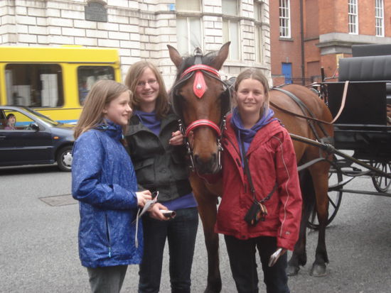 nach der Kutschfahrt durch Dublin