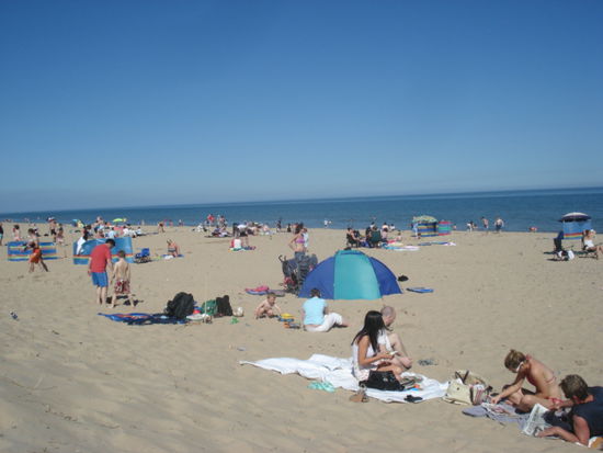 am Strand war am Sonntag einiges los...