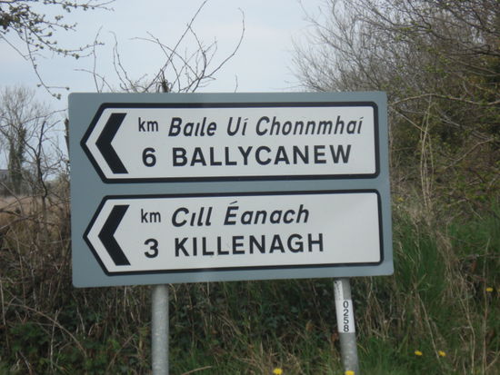 ich wohne in Killenagh