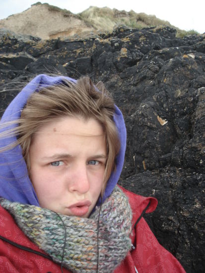 es war zu windig am Strand!