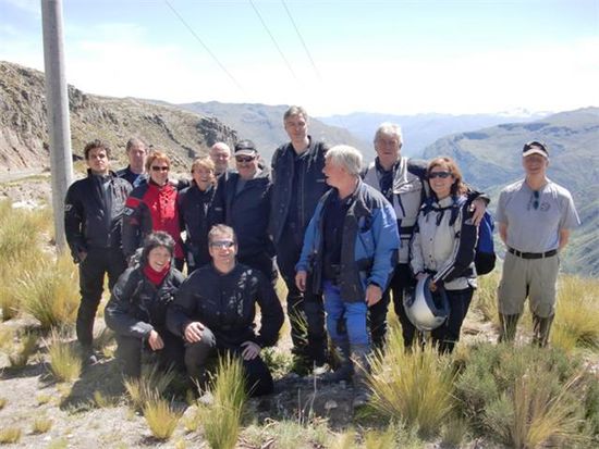 Ein Gruppenfoto auf 4'300 m Höhe