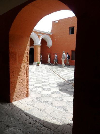 unterwegs im Kloster