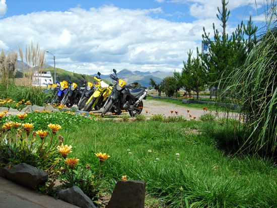auch unsere Motos gönnen sich eine Pause