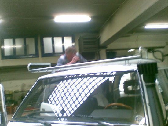 So, jetzt ist der Gepäckträger drauf