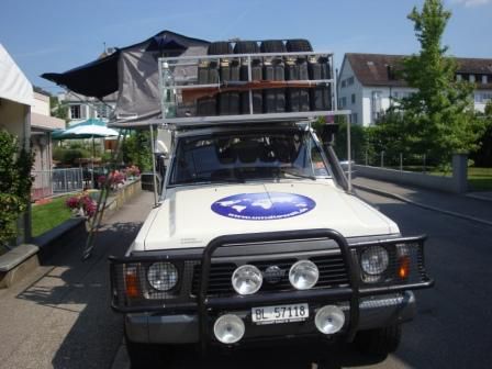 Unser Nissan Patrol am Abschiedsfest zum anfassen und anschauen
