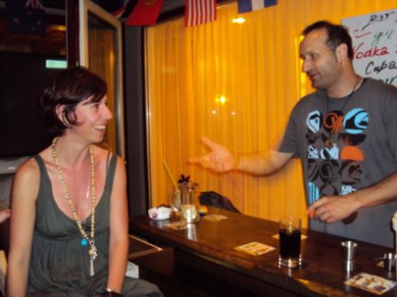 Danke auch an Nathalie und Bruder Daniel für die Nachtschicht an der Bar