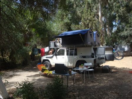 Wir hatten hier immer wieder Türkische Camper, welche unsere Dachzelte bestaunten. Da gibts immer was zum quatschen