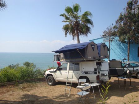 Morgenfoto in Karatas auf dem Campingplatz (bei der Ankunft war es ja bekanntlich dunkel und wir müde)