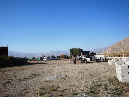 Hier sind wir in Dogubayazit auf dem Campingplatz