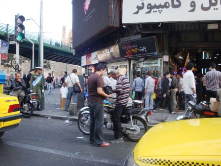 Ankunft in Teheran