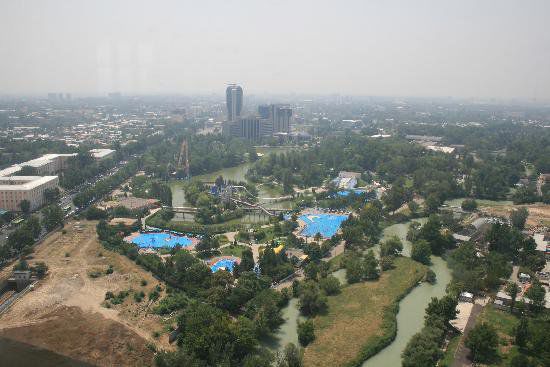 Blick vom Fernsehturm auf Tashkent