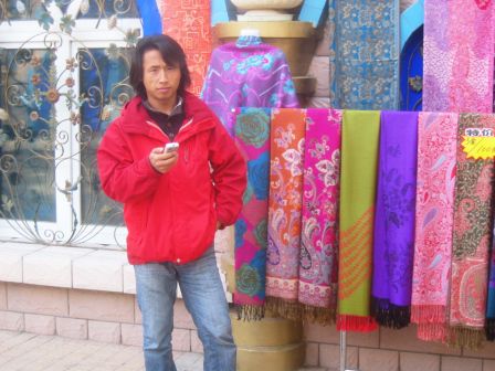 Toni, unser China Guide. Ein Glücksgriff für uns und er ist immer "online", damit alles reibungslos funktioniert