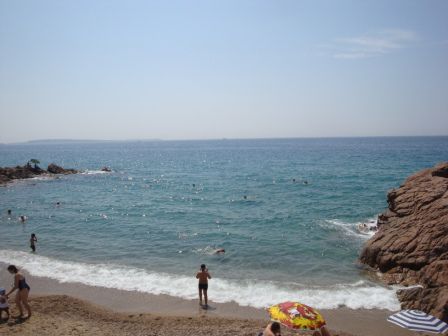 Unser Strand in Cannes