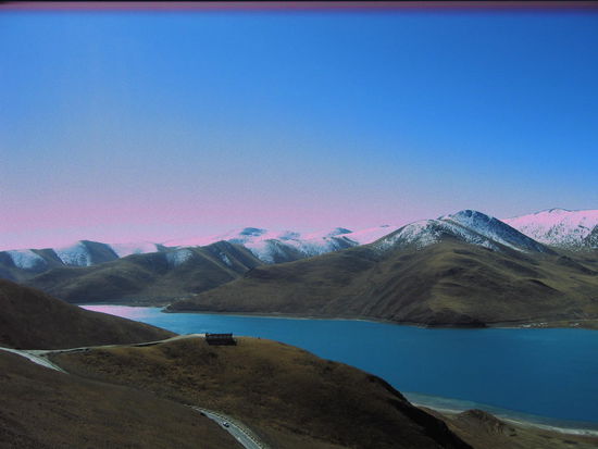 Nochmals Blick auf den Yamdrok Yumtso See