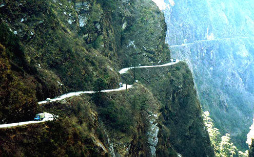 Passstrasse Richtung Kathmandu