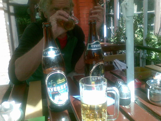 ...Mount Everest Beer. Schmeckt wunderbar!!