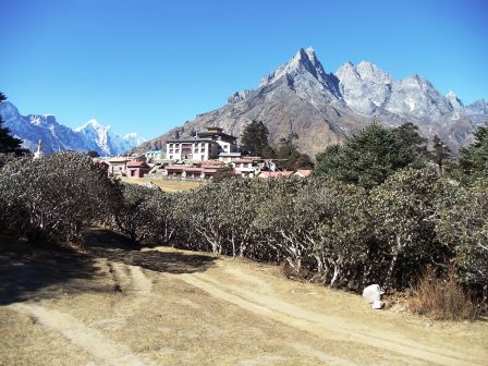 Wieder zurück in Tengboche beim Kloster