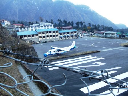 Flughafenn von Lukla