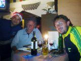 Dann gings zum Weihnachtsessen ins Restaurant Moondance. Auch hier, unser Kellner mit der Christmasmütze