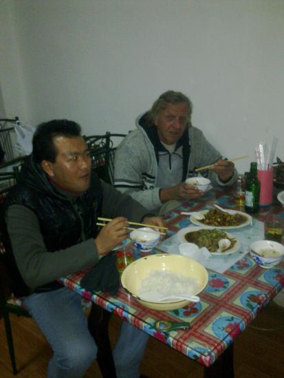 Unser Guide "feierte" natürlich mit