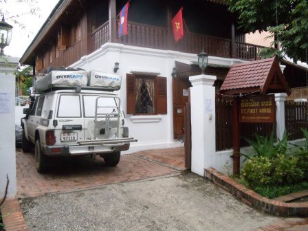 Ankunft im Guesthouse T.T. First in Luang Prabon