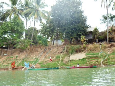 Bilder und Eindrücke von unserer Mekongbootsfahrt. Hat wirkliche tausende von Inseln