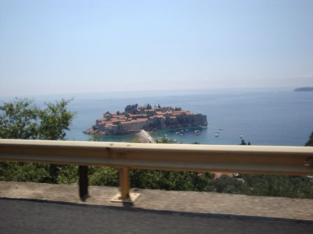 Altstad von Dubrovnik vom Auto fotografiert