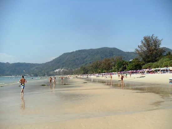 Patong Beach bei unserem "speziellen" Strandabschnitt