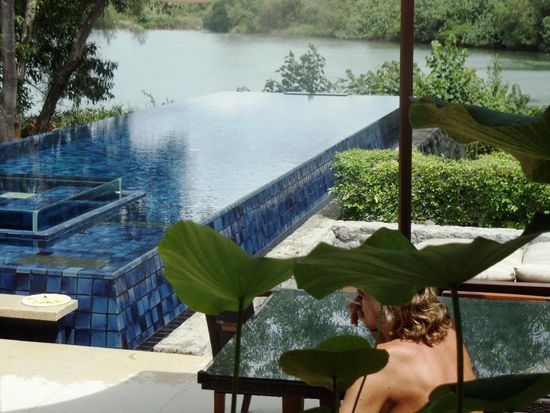 ...während Urs mit....