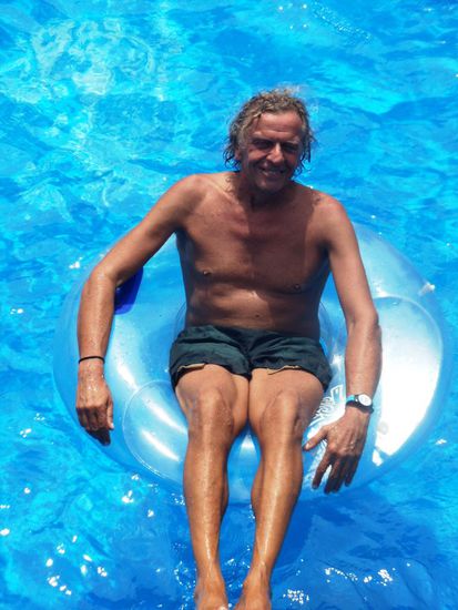 Ja;, diese Bahn hat Urs am besten gefallen. Umhertreiben und Leute beobachten...