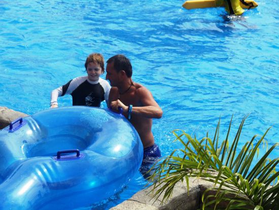 und dann gab es kein Ende mehr. Wir waren am Schluss alle voll begeistert und wollten nicht mehr aufhören die Rutschenen hinunterzukurven