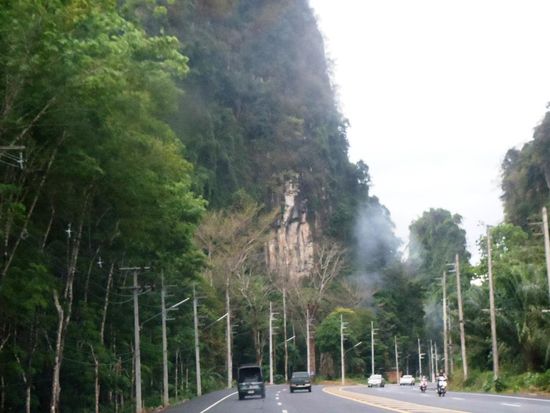 Anfahrt kurz vor Krabi
