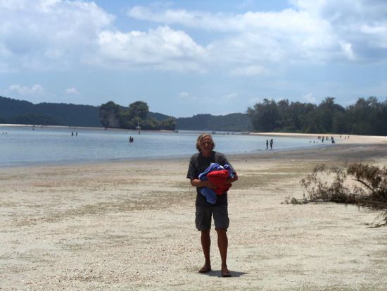 Wunderschöner Strand - und das praktisch für uns alleine
