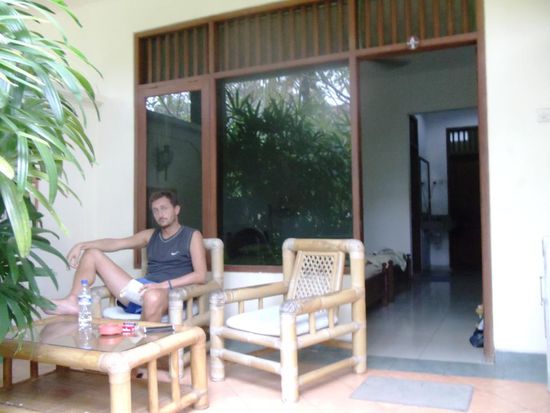 In Sanur hatten wir praktisch keinen Regen mehr und wir konnten uns hier in einem schoenen und ruhigen Guest House erholen