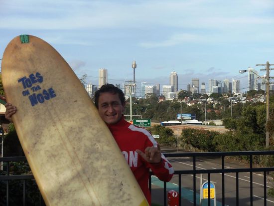 Ich verbrachte den Tag auf der wunderschoenen Terrasse