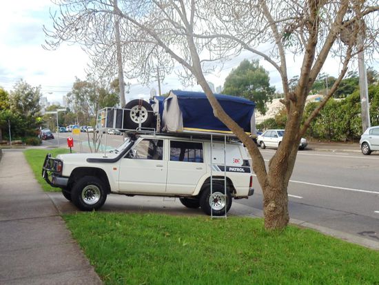 Nach einer Nacht durchlüften, waren wir bereit für das Outback