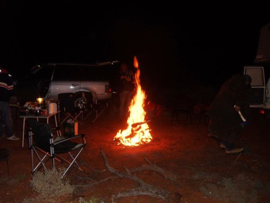 Diesmal machte Urs das Feuer.