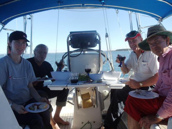 ..und das Essen schmeckte hervorragend