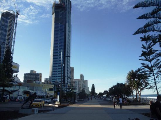 Am Samstag Nachmittag fuhren wir an die Gold Coast nach Surfers Paradise