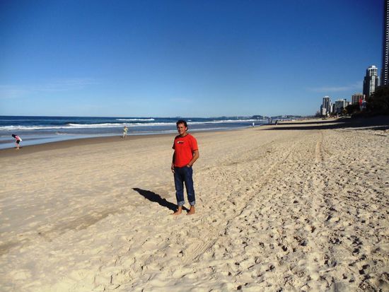 Ein wunderschöner, langer Strand mit super weichem Sand.