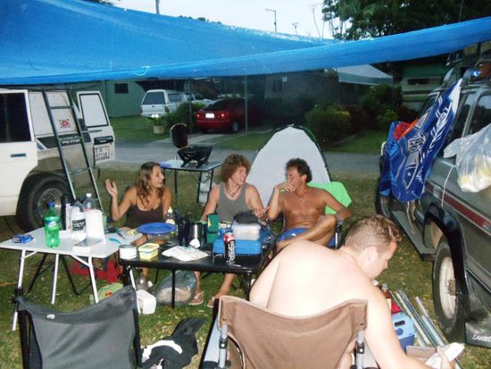 So verbrachten wir einen gemütlichen Tag zu siebt..