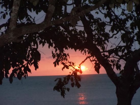 So siehts um sechs Uhr Abends aus