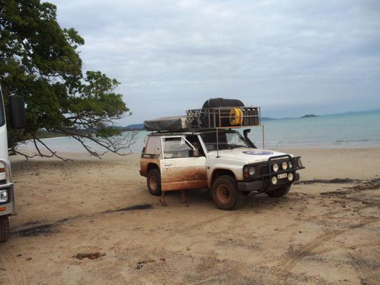 Ein Foto für unseren Nissan Patrol;  ganz im Norden von Australien.