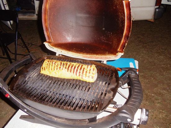 Auf dem Weber Grill gelingt einfach alles. Schmeckte ausgezeichnet..