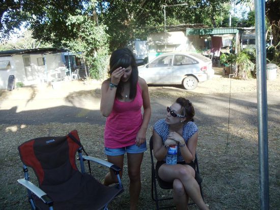 Denke, ihr gefällt die neue Frisur nicht sonderlich..