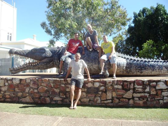 Ein gewaltiges Ding!! Aber wir haben's trotzdem bestiegen.